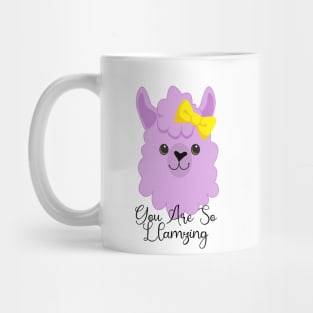 You Are So Llamazing Cool Llama Mug